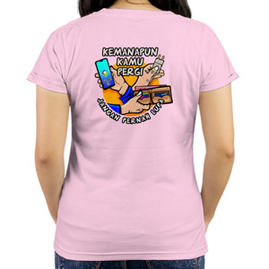 Kaos Kata Kata Lucu Dompet Hape Charger 