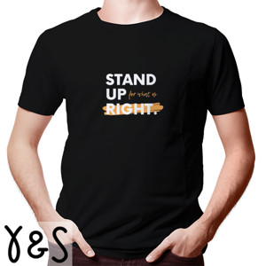 Kaos WORDS_stand up right