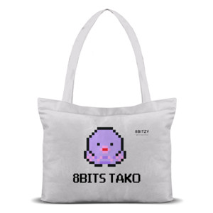 Tas Tote Tas Tote Bag Keren Imut 8BITS TAKO