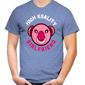 Kaos High Koality Girlfriend Koala Pink