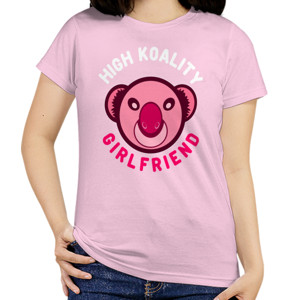 Kaos High Koality Girlfriend Koala Pink