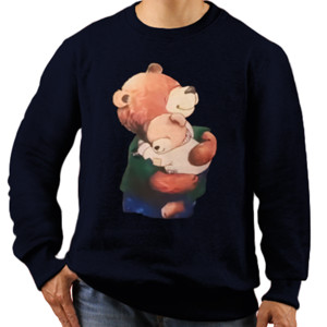 Jaket Sweater Bear Love Vishakatiar