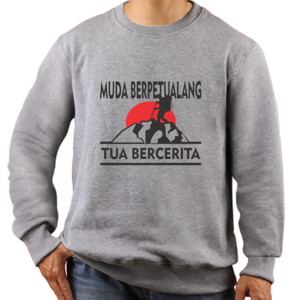 Jaket Sweater Pendaki Gunung Hobi Panjat Gunung