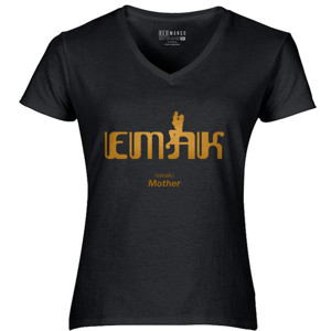 Kaos V-Neck women t-shirt “Emak” it means Mother 