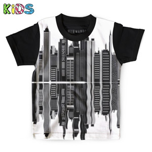 Kaos Anak Full-Print DISTRO Collection G_BLACK FOREVER