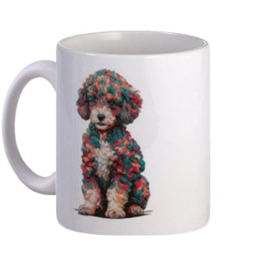 Mug Two Vibrant Puppies