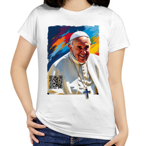 Kaos Wanita POPE FRANCIS 009