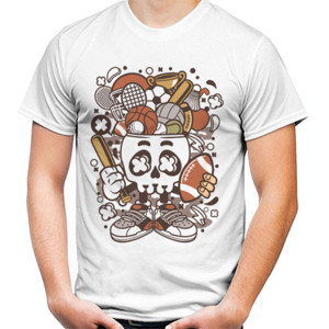 Kaos Skull Sporty