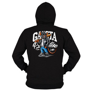 Hoodie Zipper Gansta