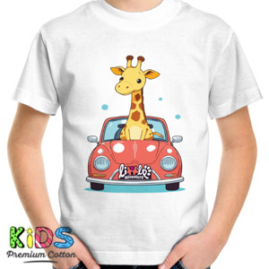 Kaos Anak Little Adventure Jerapah Lucu