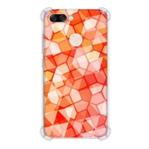 Casing HP Red Flame Polygonal