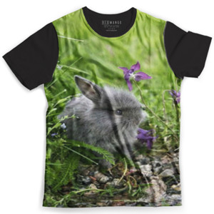 Kaos Fullprint Grey Rabbit