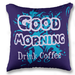 Bantal Good Morning n Drink Coffee