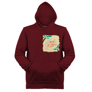 Jaket Hoodie Enjoy summer with background (custom)