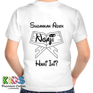 Kaos Kaos Anak Muslim Quotes Baca Quran