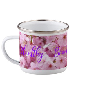 Mug Enamel MUG KERAMIK MOTIF BUNGA