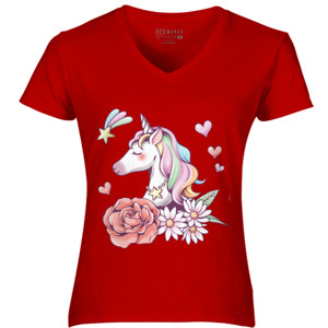 Kaos Kaos Wanita V Neck Murah