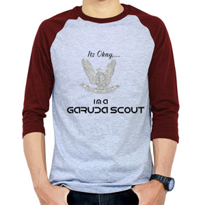 Kaos Raglan GRD-011-Raglan  I am a Garuda Scout 