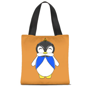 Tas Tote Fullprint Sweet penguin