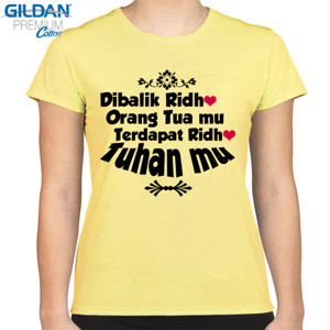 Kaos Ridho Orang Tua, Ridho Tuhan