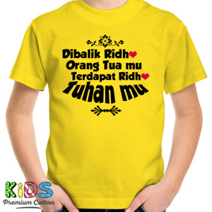 Kaos Ridho Orang Tua, Ridho Tuhan