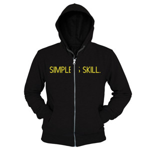 Hoodie Zipper SIMPLE IS SKILL