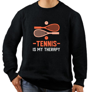 Jaket Sweater Tennis is my therapy