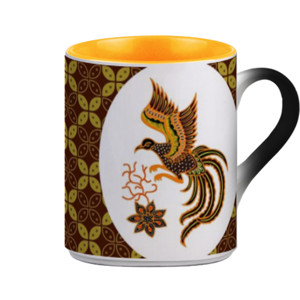 Mug Bunglon Batik Tradisional Modern #1