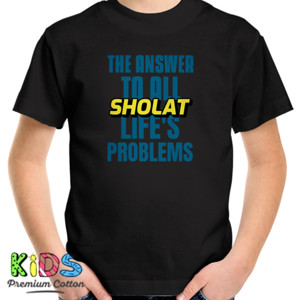 Kaos Sholat Solusi Masalah Hidup