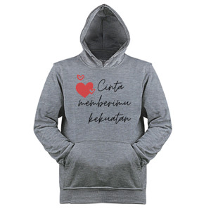 Jaket Hoodie Cinta Memberimu Kekuatan