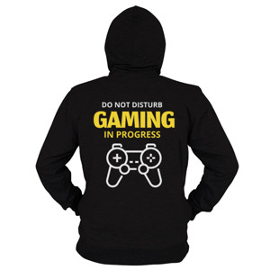 Hoodie Zipper Gamer Do Not Disturb