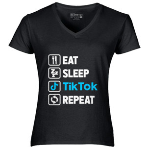 Kaos Eat Sleep Tiktok Repeat