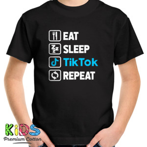 Kaos Eat Sleep Tiktok Repeat