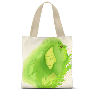 Tas Tote Fullprint Oak Dryad