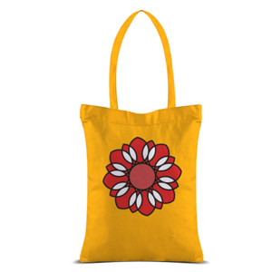 Tas Tote Bunga Merah (Red Flower)