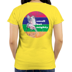 Kaos Small but Mighty (hanya belakang)