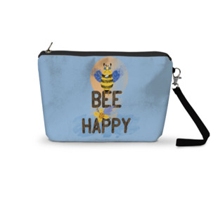Pouch Trapesium Bee Happy