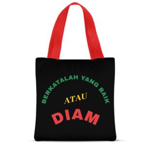 Tas Tote Fullprint Berkata Baik