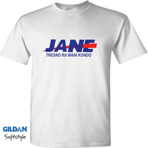 Kaos JNE Jane Tresno Ra Wani Kondo