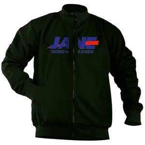 Jaket Bomber JNE Jane Tresno Ra Wani Kondo