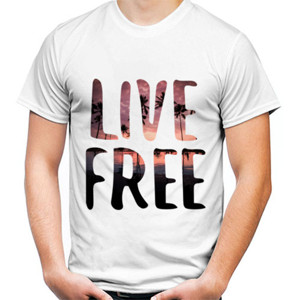 Kaos Live Free (Dark) T-shirt
