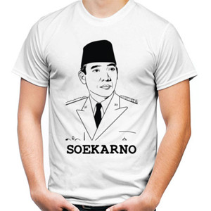 Kaos Soekarno 00 White