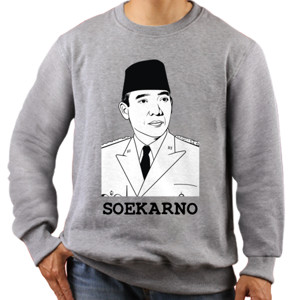 Jaket Sweater Soekarno 00 White