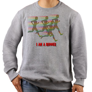 Jaket Sweater I AM A RUNNER