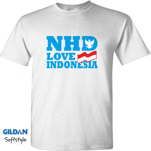 Kaos NHD Love Indonesia Biru