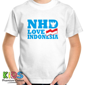 Kaos NHD Love Indonesia Biru