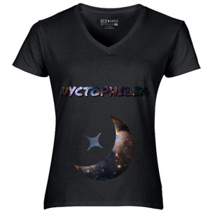 Kaos NYCTOPHILIA - Hitam