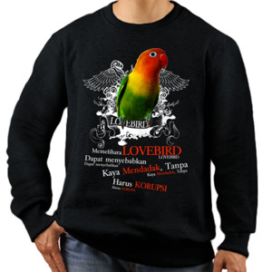 Jaket Sweater Lovebird