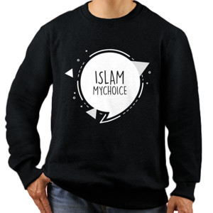 Jaket Sweater Islam My Choice - Black