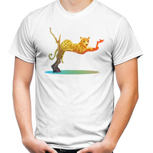 Kaos Cute Resting Leopard - Leopard Keren Sedang Santai